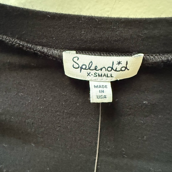 NWT Splendid extra-long, classic long sleeve tunic-tee shirt in size XS - Picture 4 of 6